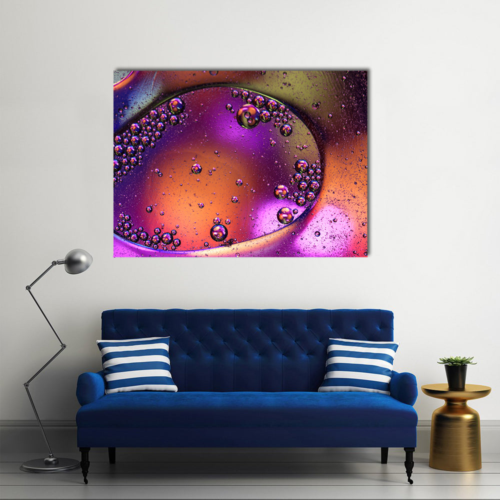 The Colonization Of Mars In Cosmic Galaxy Multi Panel Canvas Wall Art
