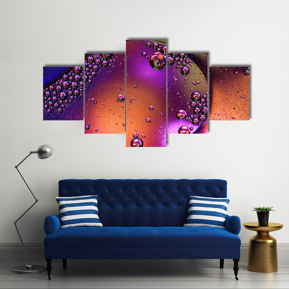 The Colonization Of Mars In Cosmic Galaxy Multi Panel Canvas Wall Art