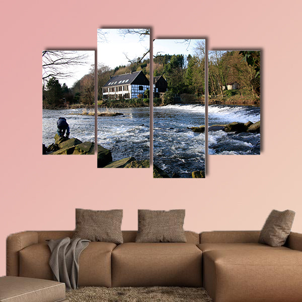  River Wupper near Wipperkotten, Solingen, Germany wall art