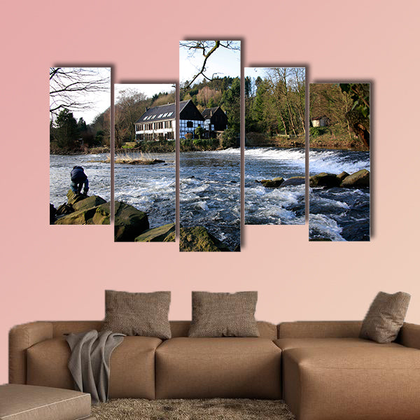  River Wupper near Wipperkotten, Solingen, Germany wall art