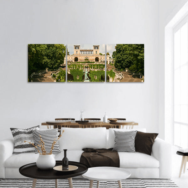 L'Orangerie in Sanssouci park, in summer Panoramic canvas Wall Art