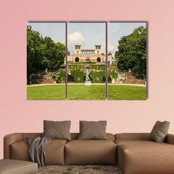 L'Orangerie in Sanssouci Park, in summer multi panel canvas wall art
