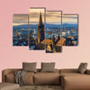 Germany, winter sunset over Freiburg im Breisgau wall art