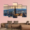 Germany, winter sunset over Freiburg im Breisgau wall art