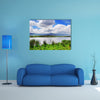 A small lake inside Ngorongoro crater, Tanzania, Africa multi panel canvas wall art