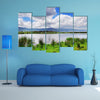 A small lake inside Ngorongoro crater, Tanzania, Africa multi panel canvas wall art