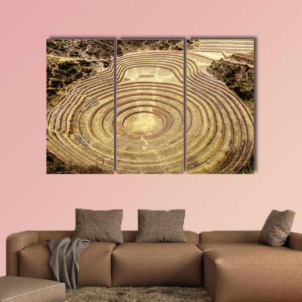 Muray is an archaeological site in Peru approximately multi panel canvas wall art
