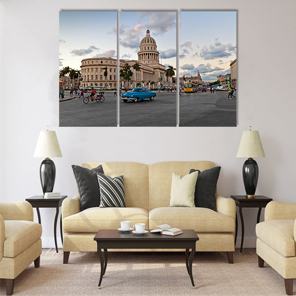 Havana.With its distinctive dome Multi panel canvas wall art