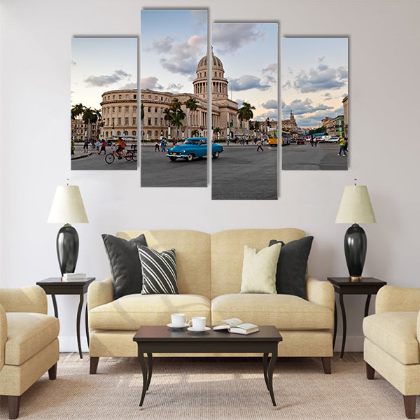 Havana.With its distinctive dome Multi panel canvas wall art