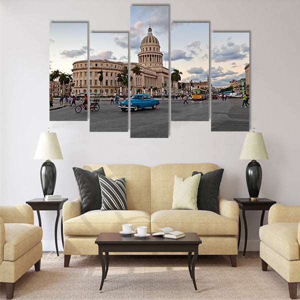 Havana.With its distinctive dome Multi panel canvas wall art