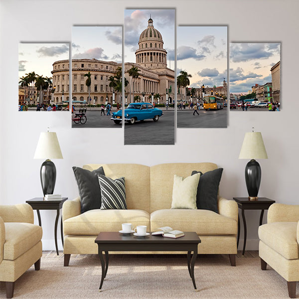 Havana.With its distinctive dome Multi panel canvas wall art