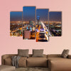 Riyadh skyline at night multi panel canvas wall art