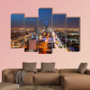 Riyadh skyline at night multi panel canvas wall art