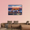 Memphis, Tennessee, USA at Hernando de Soto Bridge multi panel canvas wall art