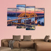 Memphis, Tennessee, USA at Hernando de Soto Bridge multi panel canvas wall art