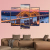 Memphis, Tennessee, USA at Hernando de Soto Bridge multi panel canvas wall art