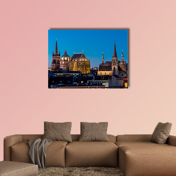 Aachen, Germany multi panel canvas wall art