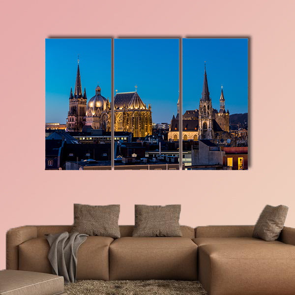 Aachen, Germany multi panel canvas wall art