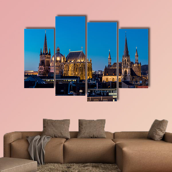 Aachen, Germany multi panel canvas wall art