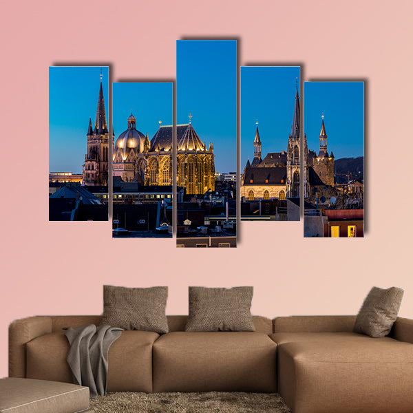 Aachen, Germany multi panel canvas wall art