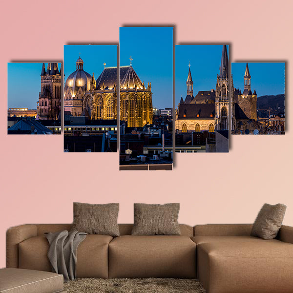 Aachen, Germany multi panel canvas wall art