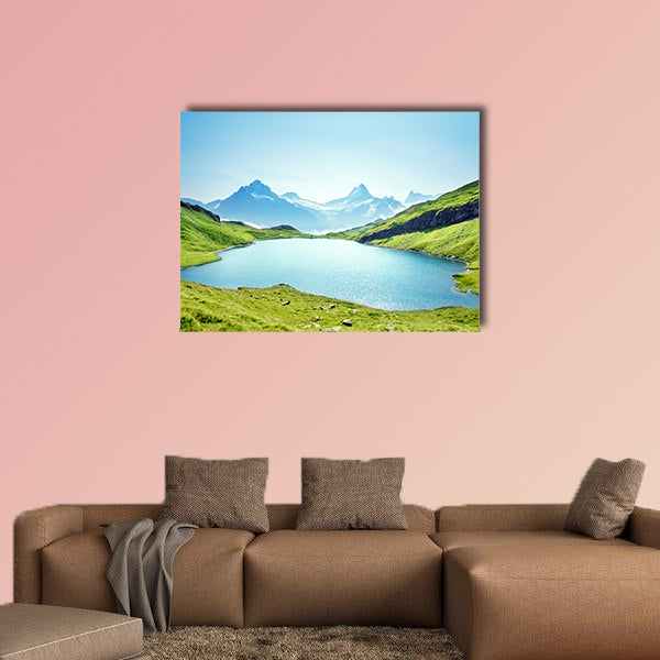Schreckhorn and Wetterhorn from Bachalpsee Lake, Switzerland, wall art