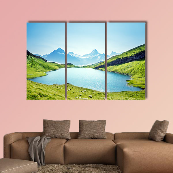 Schreckhorn and Wetterhorn from Bachalpsee Lake, Switzerland, wall art