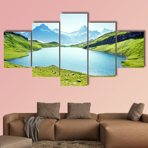 Schreckhorn and Wetterhorn from Bachalpsee Lake, Switzerland, wall art