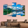 Copy of Island at dusk, Ionian archipelago, Greece Multi panel canvas wall art