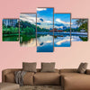 Copy of Island at dusk, Ionian archipelago, Greece Multi panel canvas wall art