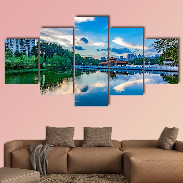 Shenzhen litchi Park Multi panel canvas wall art