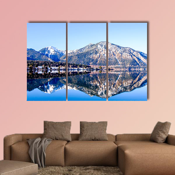 Walchensee Lake in Bavaria, Germany multi panel canvas wall art