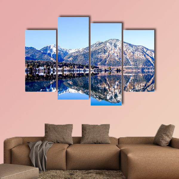 Walchensee Lake in Bavaria, Germany multi panel canvas wall art