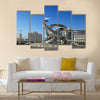 Modern architecture of Ashgabat capital of Turkmenistan Multi panel canvas wall art