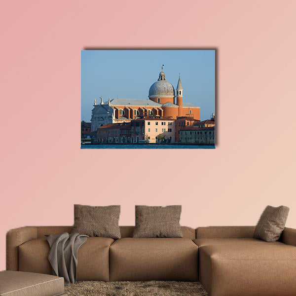 View of the Il Redentore church on the Giudecca island. Venice, Italy
