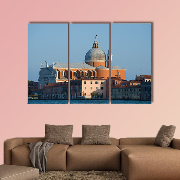 View of the Il Redentore church on the Giudecca island. Venice, Italy