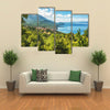 Typical Macedonian Fishing Village On The Shore Of Lake Ohrid, Macedonia, Multi Panel Canvas Wall Art