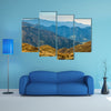 Typical Andean landscape with Ecuadorian western mountain range multi panel canvas wall art