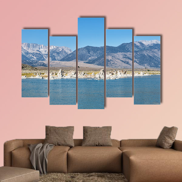 Mono Lake taken in 2015 Multi panel canvas wall art