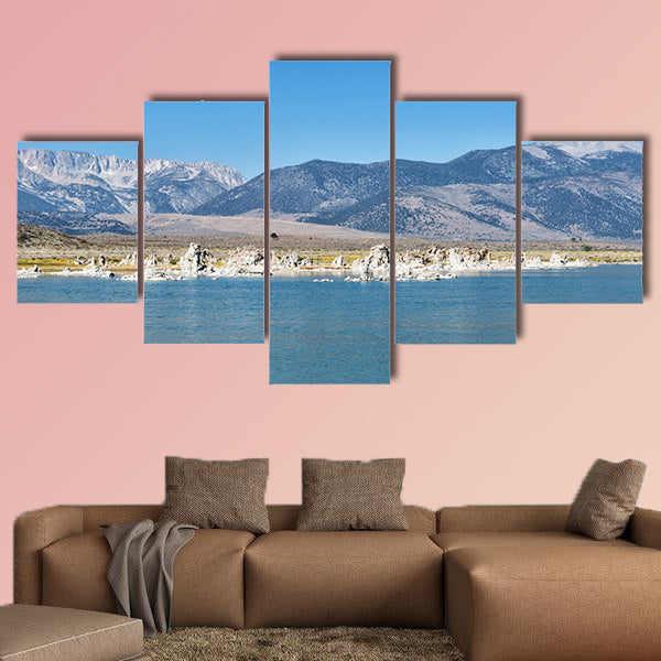 Mono Lake taken in 2015 Multi panel canvas wall art
