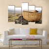 Noah's Ark model multi panel canvas wall art