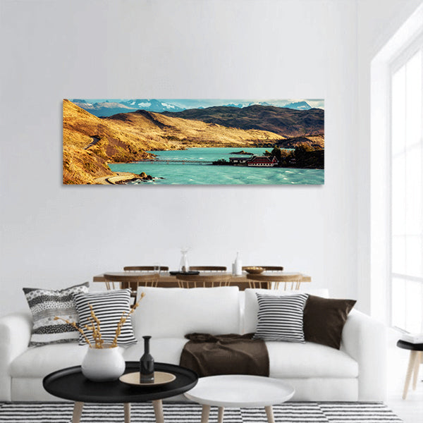Torres del Paine Chile Panoramic canvas Wall Art