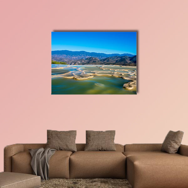 Hierve el Agua, thermal spring in the Central Valleys of Oaxaca, wall art