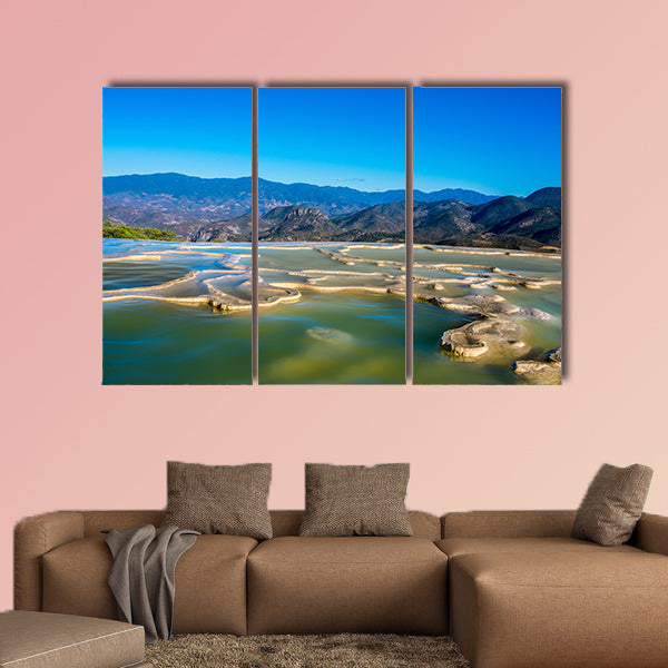 Hierve el Agua, thermal spring in the Central Valleys of Oaxaca, wall art