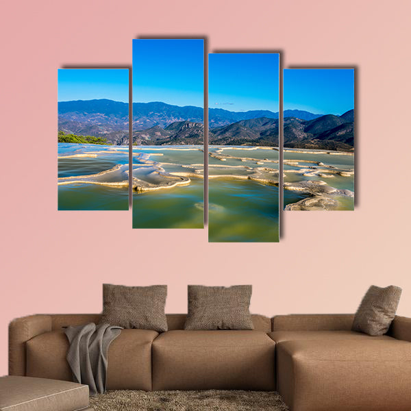 Hierve el Agua, thermal spring in the Central Valleys of Oaxaca, wall art