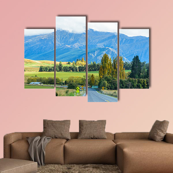 Road to South New Zealand multi panel canvas wall art
