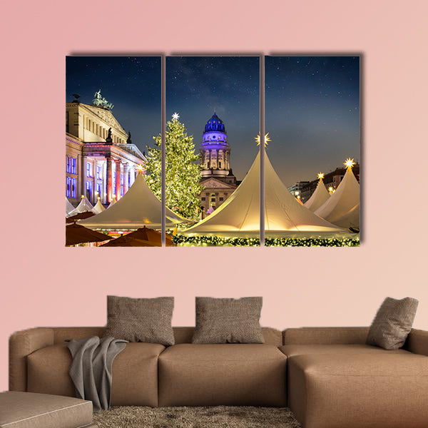 The Christmas Market on the Gendarmenmarkt in Berlin, wall art