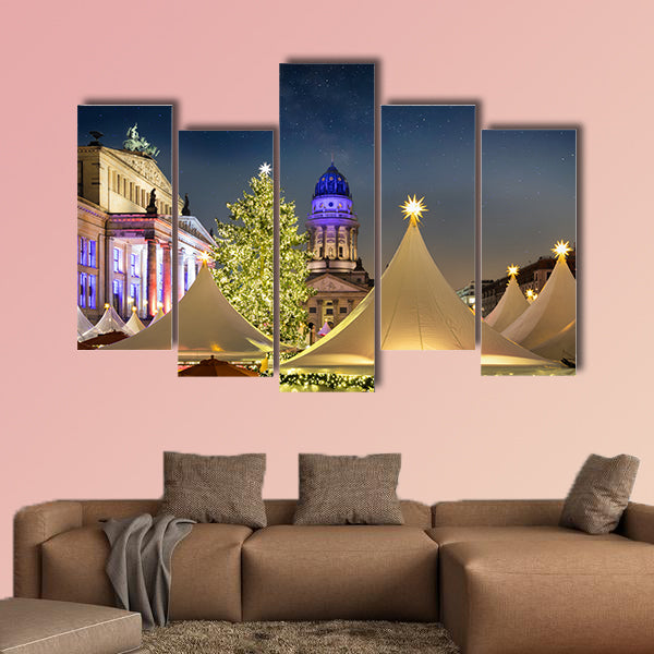 The Christmas Market on the Gendarmenmarkt in Berlin, wall art