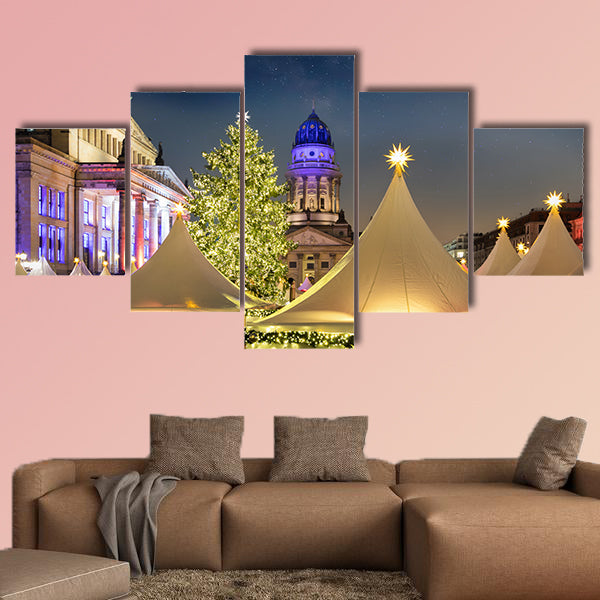 The Christmas Market on the Gendarmenmarkt in Berlin, wall art