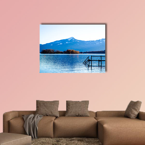 Famous chiemsee Lake in Bavaria multi panel canvas wall art